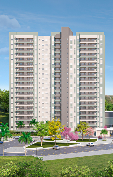 Imagem da torre do empreendimento