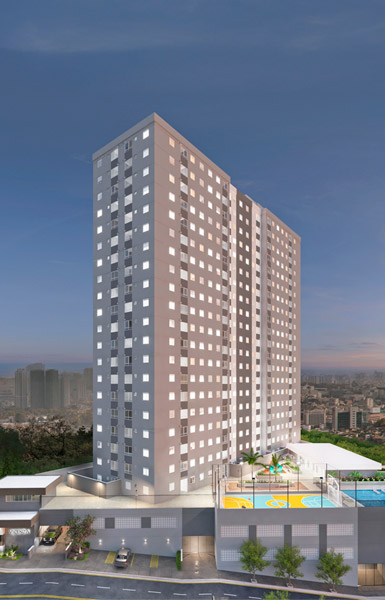 Imagem da torre do empreendimento