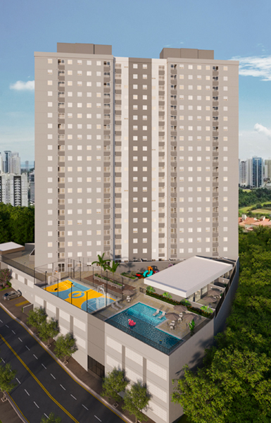Imagem da torre do empreendimento