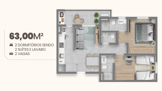 Planta 5 do empreendimento
