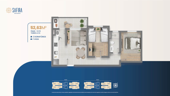 Planta 1 do empreendimento