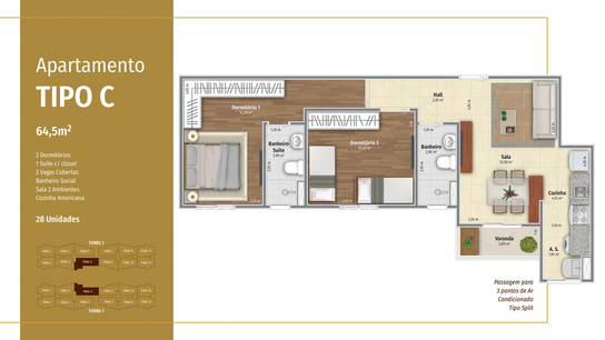 Planta 3 do empreendimento