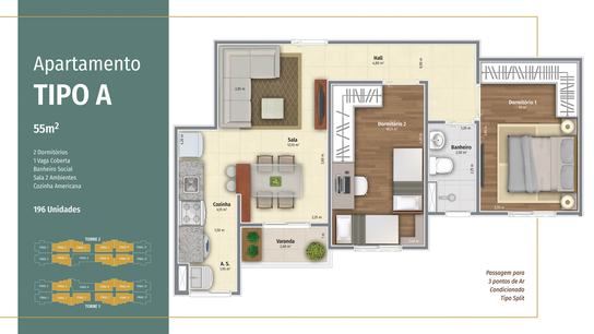 Planta 1 do empreendimento