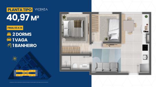 Planta 8 do empreendimento