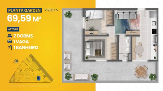 Planta 2 do empreendimento