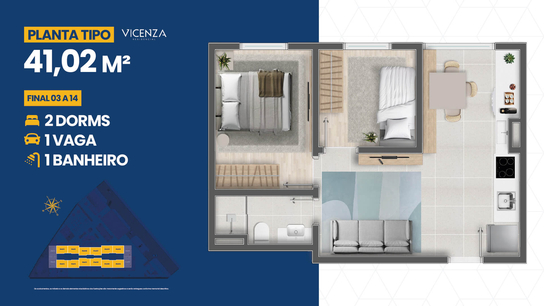 Planta 8 do empreendimento